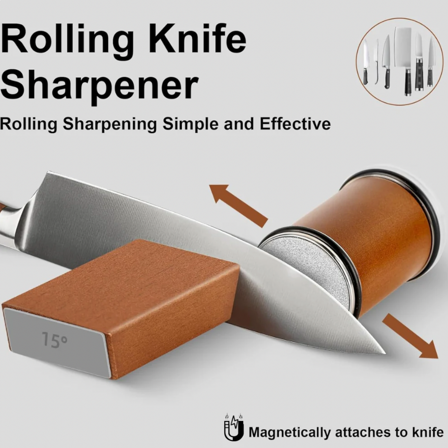 Modhouse™ Rolling Sharpener Knife