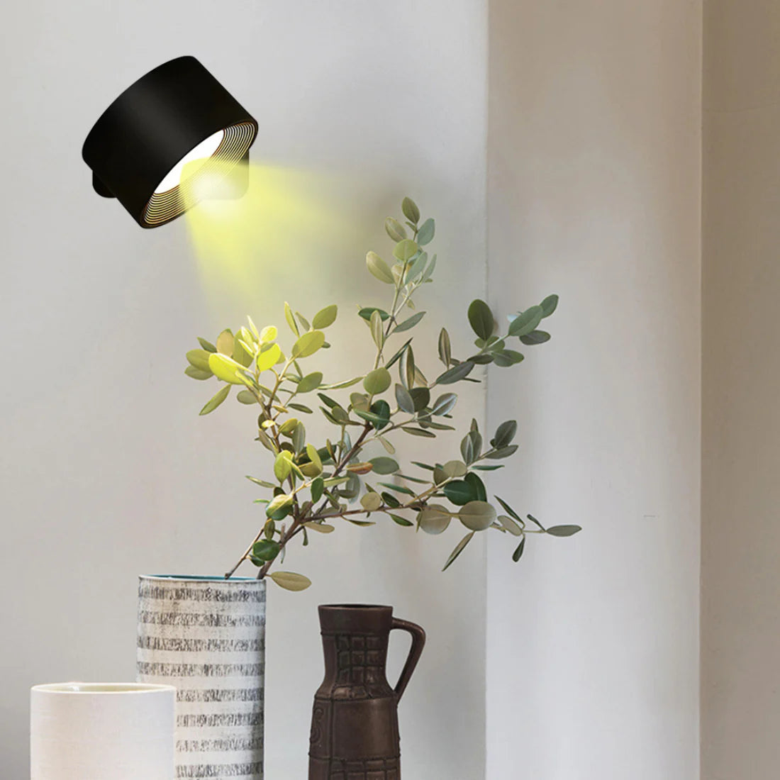 Modhouse™ LED Double Head Wall Lamp – Touch Control & Remote