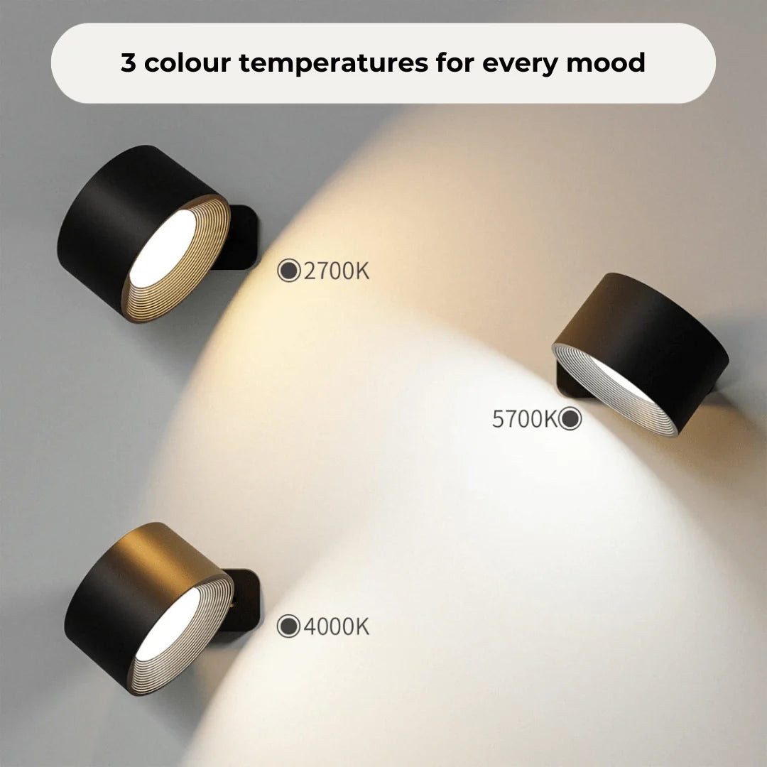 Modhouse™ LED Double Head Wall Lamp – Touch Control & Remote